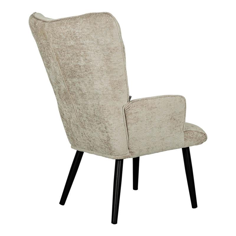 Πολυθρόνα Μπεζ-μαύρο 67x74x97cm