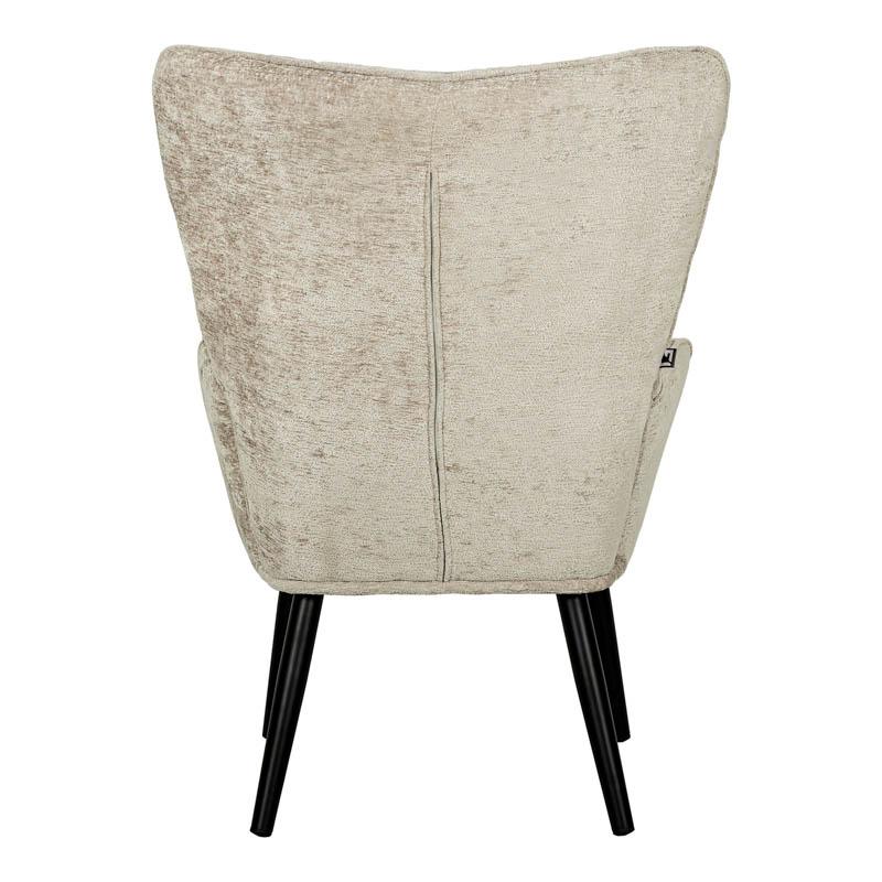 Πολυθρόνα Μπεζ-μαύρο 67x74x97cm