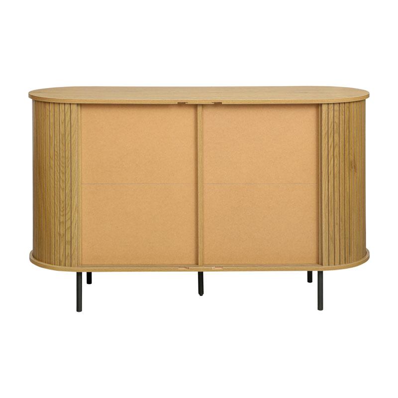 Μπουφές από Μέταλλο Μαύρο 120x40x75cm Fylliana