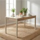 Τραπέζι Τραπεζαρίας Ξύλινο Sonoma-cashmere 120x70x76εκ. Fylliana