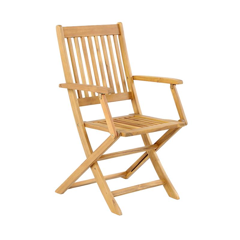 Σετ Bistro 3 Τεμ Ξύλο Ακακίας Fl921 Καρυδί Σκελετός 60X60X75Εκ Fylliana 