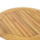 Σετ Bistro 3 Τεμ Ξύλο Ακακίας Fl921 Καρυδί Σκελετός 60X60X75Εκ Fylliana 