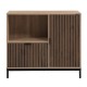 Κομότα Sonoma-Wallnut Χρώμα 90x40x80εκ Fylliana Rythmos 