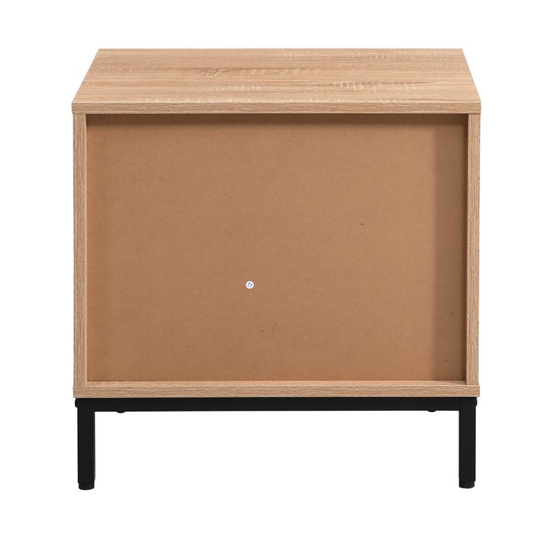 Κομοδίνο Sonoma-Wallnut Χρώμα 50x40x50εκ Fylliana Rythmos