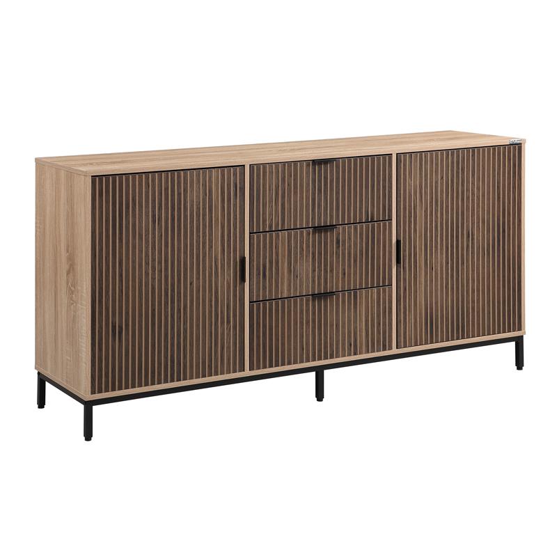 Μπουφές Rythmos Sonoma-Wallnut Χρώμα 160x41x80εκ. Fylliana 