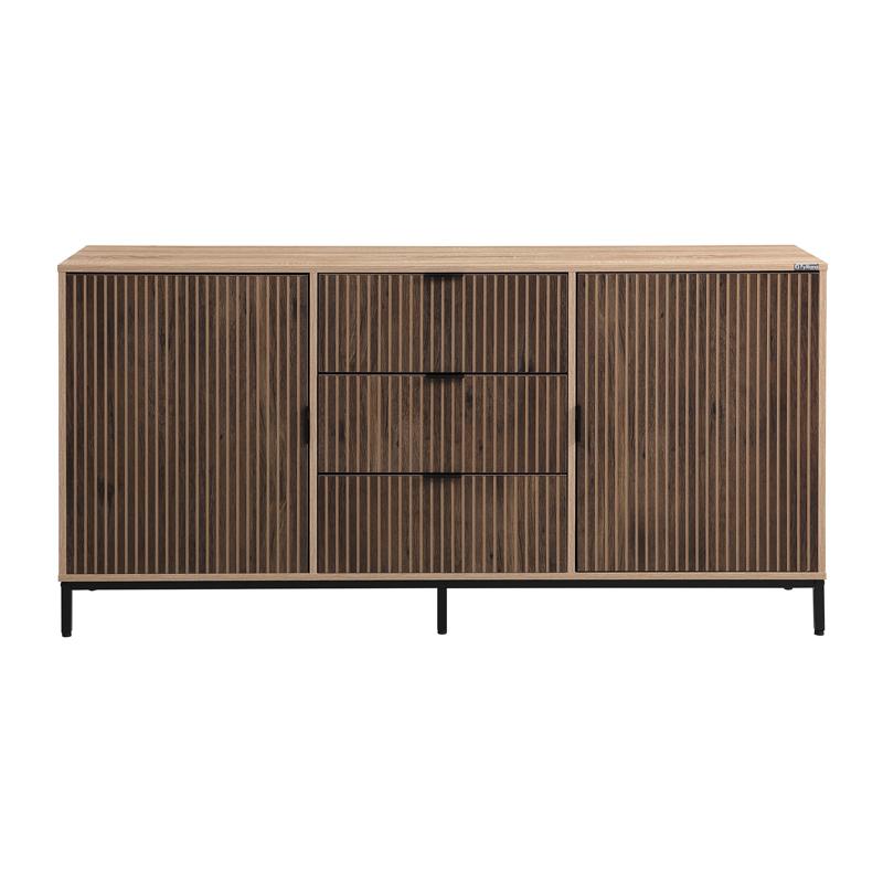 Μπουφές Rythmos Sonoma-Wallnut Χρώμα 160x41x80εκ. Fylliana 