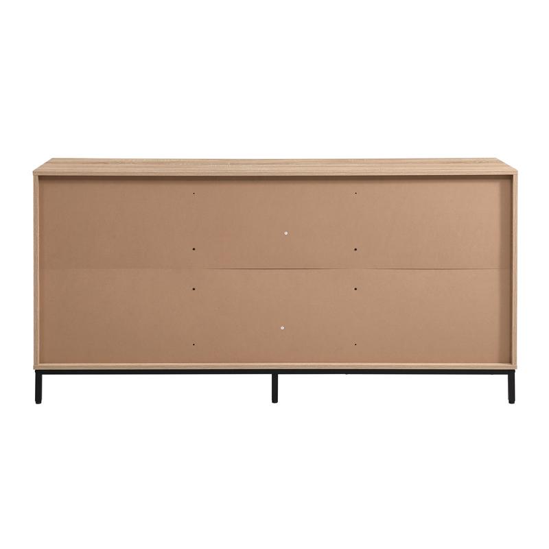 Μπουφές Rythmos Sonoma-Wallnut Χρώμα 160x41x80εκ. Fylliana 