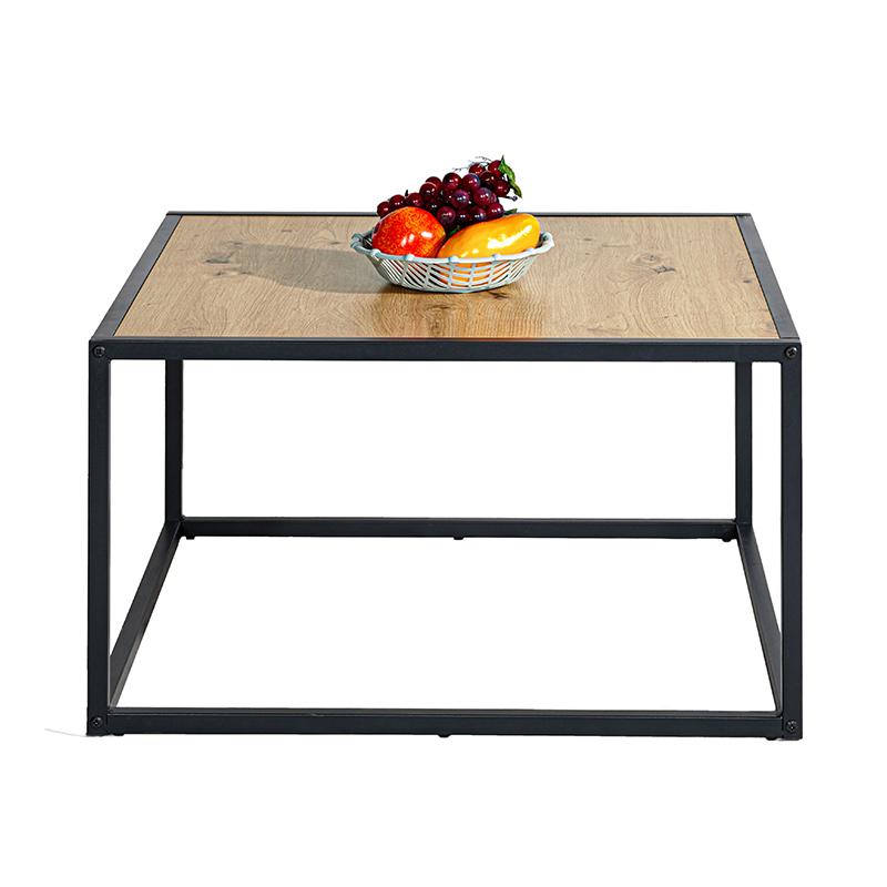 Τραπεζάκι Σαλονιού Edge 2295 Grey Oak Χρώμα 70X70X40Εκ Fylliana 