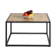 Τραπεζάκι Σαλονιού Edge 2295 Grey Oak Χρώμα 70X70X40Εκ Fylliana 