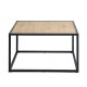 Τραπεζάκι Σαλονιού Edge 2295 Grey Oak Χρώμα 70X70X40Εκ Fylliana 