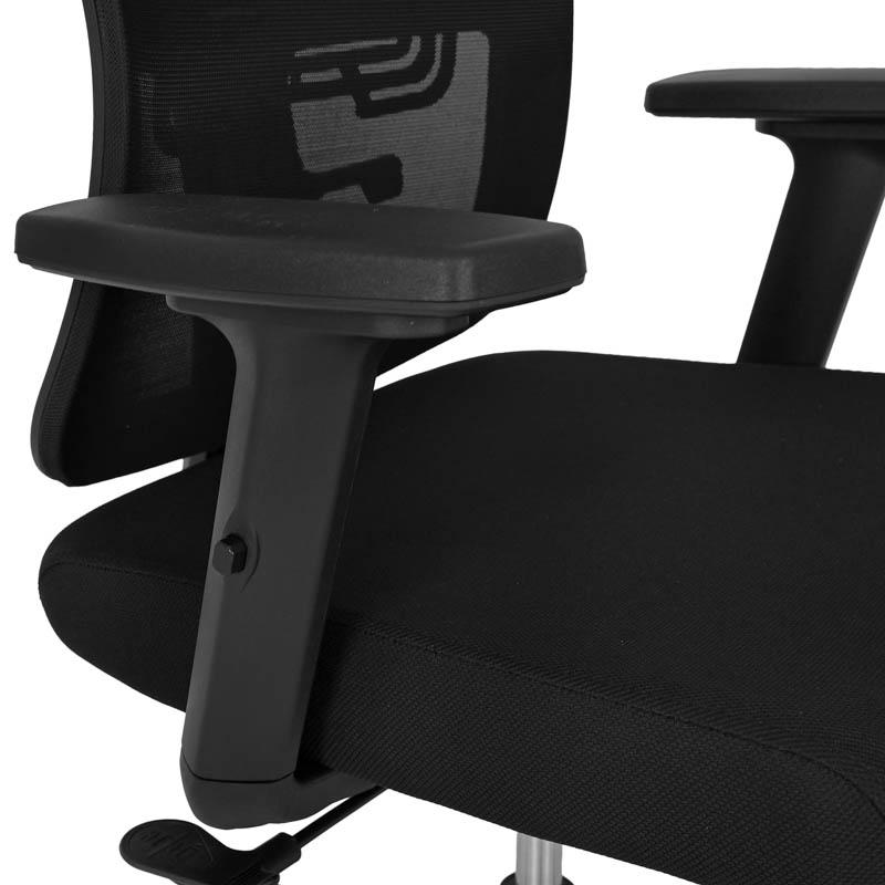 Καρέκλα Γραφείου FL9088 Μαύρη Πλάτη-Μαύρο Κάθισμα 60x60x119-129εκ Fylliana