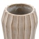Διακοσμητικό Βάζο Τσιμεντένιο Fl22424 Μπεζ-Γκρι Με Taupe Λεπτομέρειες Χρώμα 18X31εκ.Fylliana 