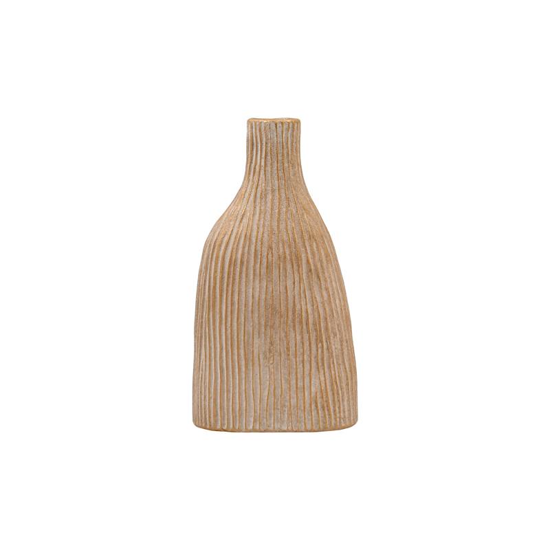 Βάζο Κεραμικό Αντικέ Χρυσό Fylliana.