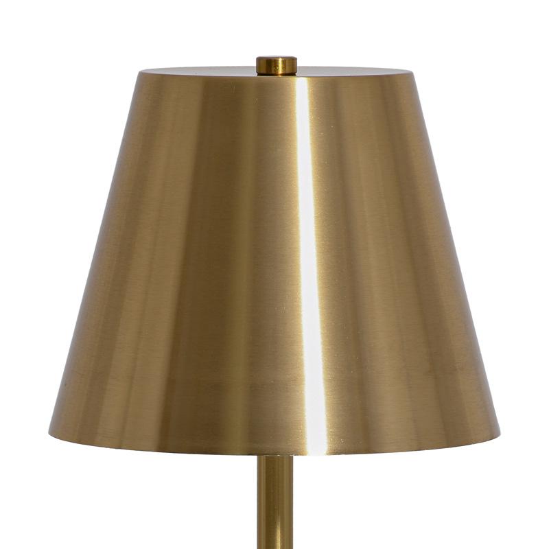 Λάμπα Επιτραπέζια  Fl24159 Μεταλλική Χρυσό Χρώμα 20X52Εκ Ε27 Fylliana 