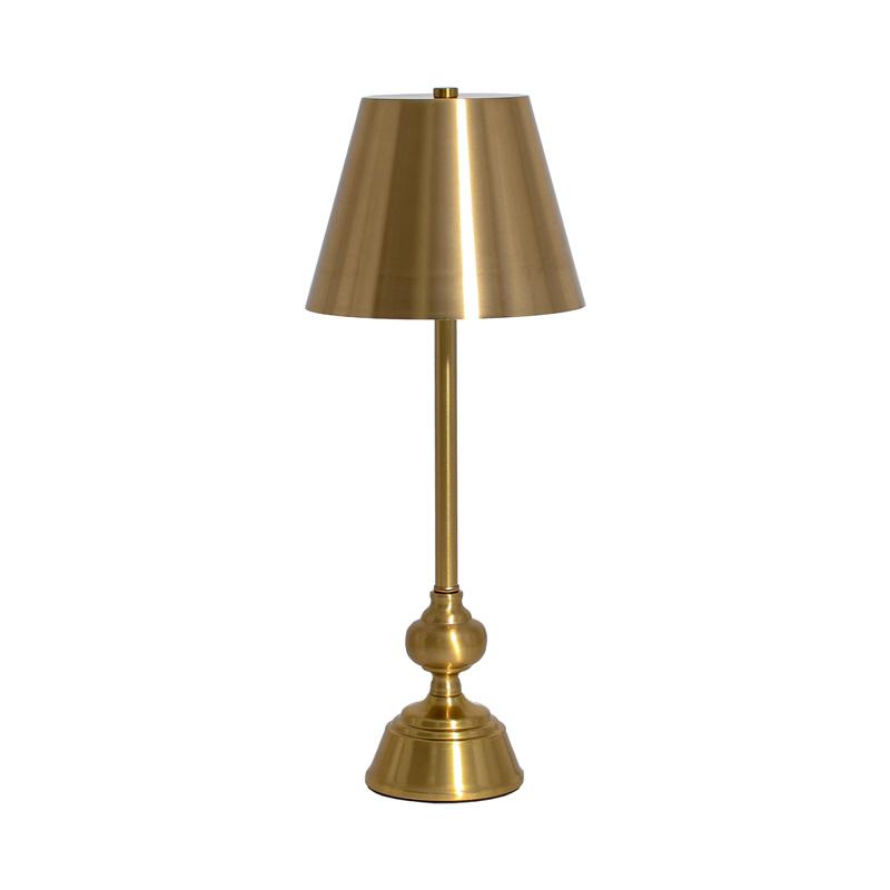 Λάμπα Επιτραπέζια  Fl24159 Μεταλλική Χρυσό Χρώμα 20X52Εκ Ε27 Fylliana 