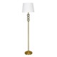 Λάμπα Δαπέδου Fl25011 Μέταλλο-Γυαλί Χρυσό-Εκρού/Μπεζ Χρώμα Ε27 31x150Εκ Fylliana 