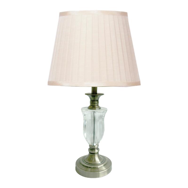 Επιτραπέζια Λάμπα 20510 Μέταλλο-Γυαλί Ασημί 49 εκ. Fylliana 