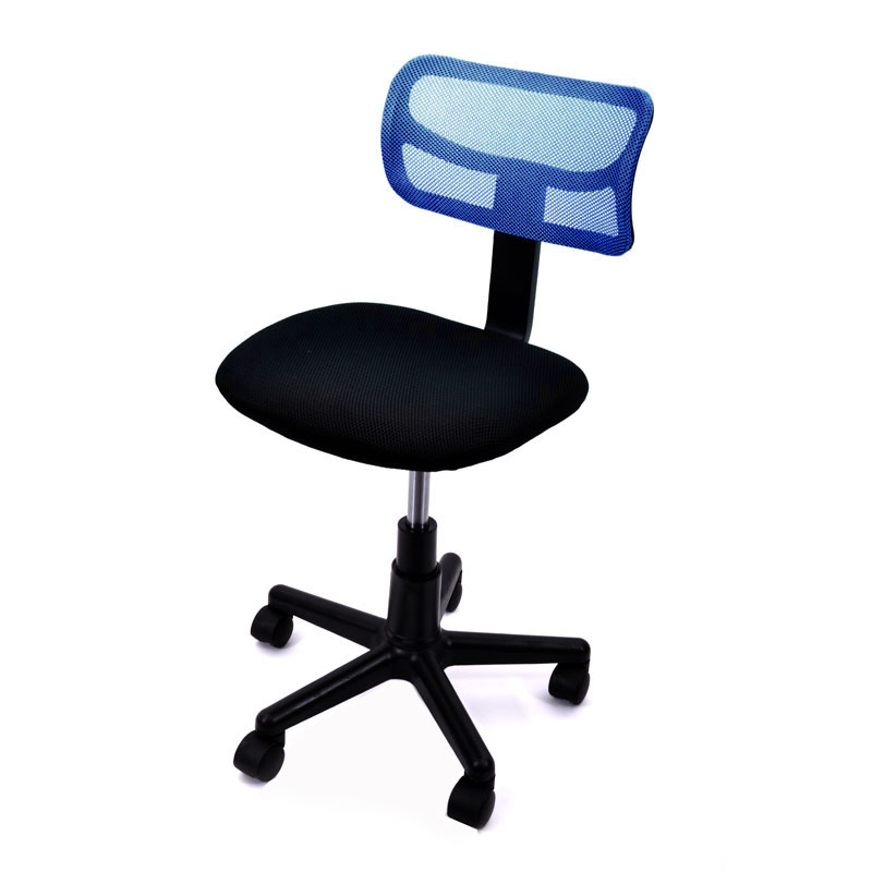 Καρέκλα γραφείου μπλε χ. μπράτσα 39x46x73/85εκ