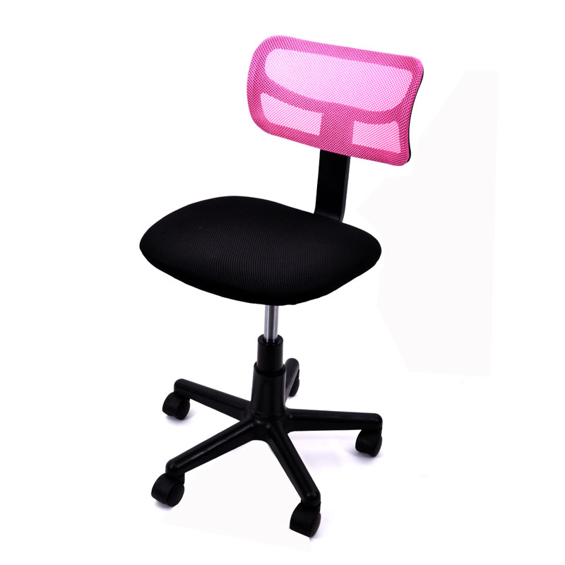 Καρέκλα γραφείου ροζ χωρίς μπράτσα 5001 39x46x85εκ