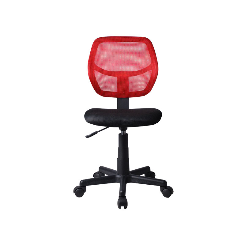 Καρέκλα γραφείου χωρίς μπράτσα 5156p μαύρη/ κόκκινη 41x52x80/92