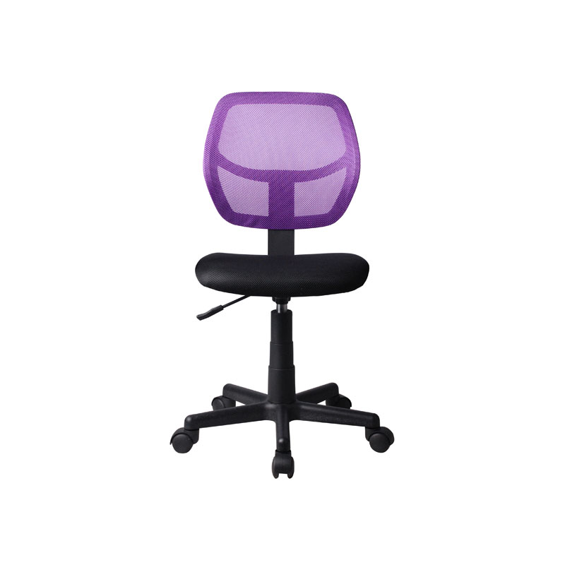 Καρέκλα γραφείου χωρίς μπράτσα 5156p μαύρη/ μωβ 41x52x80/92