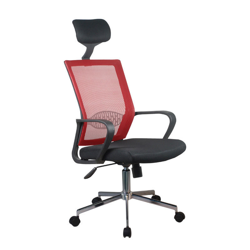 Καρέκλα Γραφείου 5628 Μαύρο Κάθισμα-Κόκκινη Πλάτη 58x61x116/126Eκ