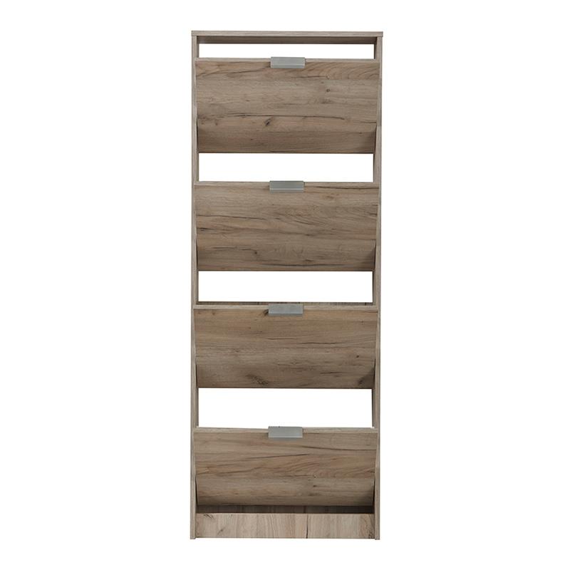 Παπουτσοθήκη Hugo 24 Grey Oak 67x28x155εκ