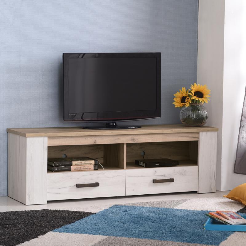 Έπιπλο Tv Kent 150 Grey Oak/white Oak 151.5x43.5x49.5εκ