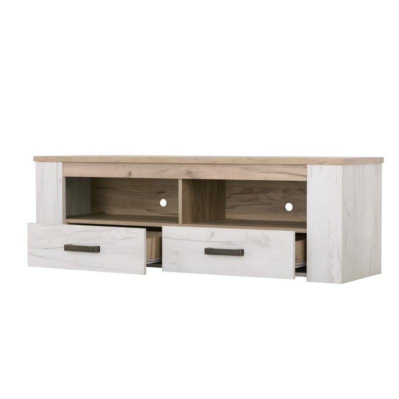 Έπιπλο Tv Kent 150 Grey Oak/white Oak 151.5x43.5x49.5εκ