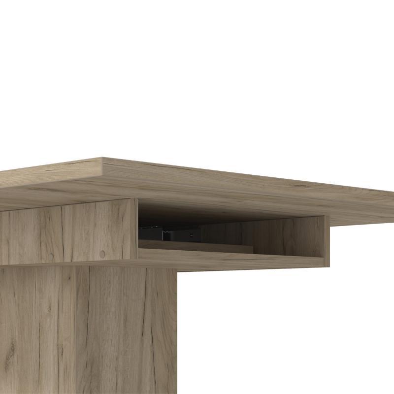 Τραπέζι Τραπεζαρίας Sabrina Grey Oak Ανοιγώμενο 160 ( 200 )x91.5x76εκ