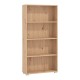 Βιβλιοθήκη Μελαμίνη Tomar 4 Ράφια Artisan Oak 70x24.5x142εκ Fylliana