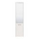 Παπουτσοθήκη Με Καθρέφτη Menorca 1K Og Λευκό-Λευκό High Gloss 46.5x37.5x199Εκ