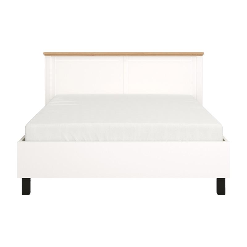 Κρεβάτι Valencia 160 Λευκό Artisan Oak Λευκό Ματ 182 . 5x208x103.5 ( 160x200 )Εκ