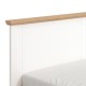 Κρεβάτι Valencia 160 Λευκό Artisan Oak Λευκό Ματ 182 . 5x208x103.5 ( 160x200 )Εκ