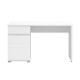 Γραφείο Elan Ξύλινο Opaque White Gloss Foil 130x50x76εκ.
