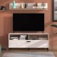 Έπιπλο Τηλεόρασης Umbria Tv 140 White Oak-Grey Oak 137,5x40x57,5Εκ F.l.d