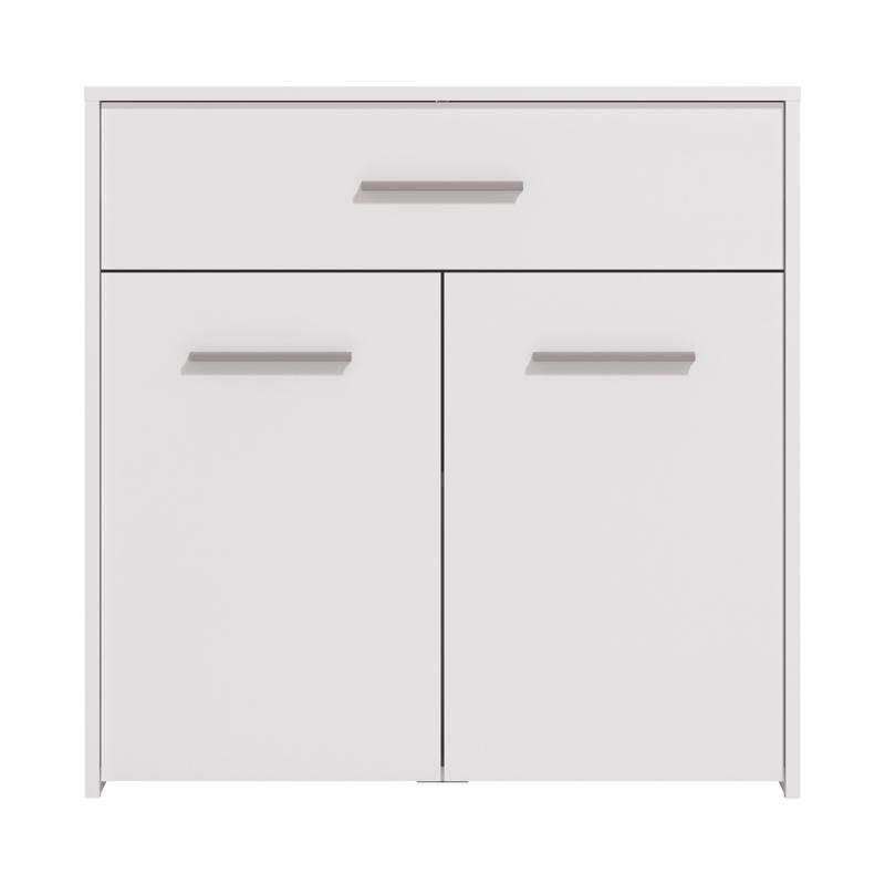 Κομοτα-Μπουφες Garona 2K1F Λευκό Χρώμα 80 , 5X33X80 , 5Εκ