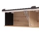 Κέντρο Ψυχαγωγίας/Σύνθεση Monaco Artisan Oak/Μαύρο Ματ 218X40X200Εκ Fylliana