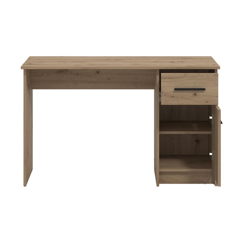 Γραφείο Teo Grey Artisan Oak-Artisan Με Γραμμ΄ές 122X51X75Εκ Fylliana
