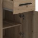Γραφείο Teo Grey Artisan Oak-Artisan Με Γραμμ΄ές 122X51X75Εκ Fylliana