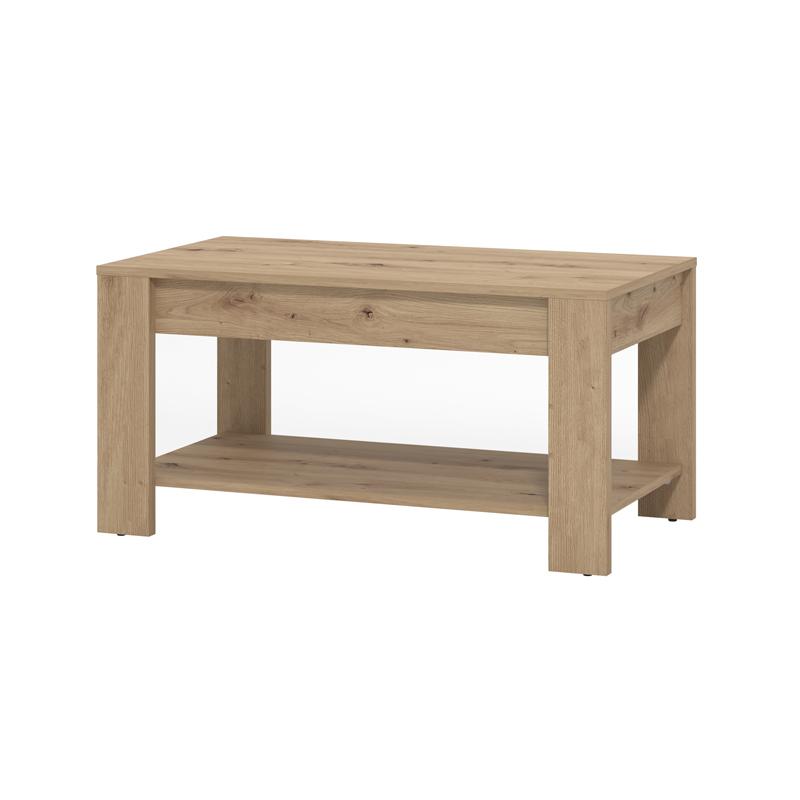 Τραπεζάκι Σαλονιού Clent Artisan Oak Χρώμα 90X50X45Εκ Fylliana