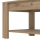 Τραπεζάκι Σαλονιού Clent Artisan Oak Χρώμα 90X50X45Εκ Fylliana