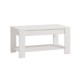 Τραπεζάκι Σαλονιού Clent Λευκό Χρώμα 90X50X45Εκ
