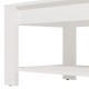 Τραπεζάκι Σαλονιού Clent Λευκό Χρώμα 90X50X45Εκ
