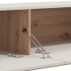 Έπιπλο Τηλεόρασης Arles Tv 154 2K2V Cashmere/Artisan Oak Χρώμα 154X42X32Εκ Fylliana
