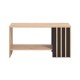 Τραπεζάκι Σαλονιού "Laval" Artisan Oak/Μαύρο 90x50x46εκ