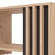 Τραπεζάκι Σαλονιού "Laval" Artisan Oak/Μαύρο 90x50x46εκ