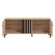 Έπιπλο Τηλεόρασης "Laval"  Artisan Oak/Μαύρο 132x40x52εκ