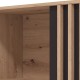 Έπιπλο Τηλεόρασης "Laval"  Artisan Oak/Μαύρο 132x40x52εκ