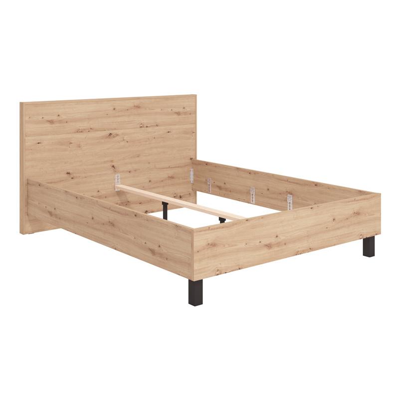 Κρεβάτι Διπλό Salona 160 Artisan Oak Χρώμα 173X211X102Εκ Fylliana